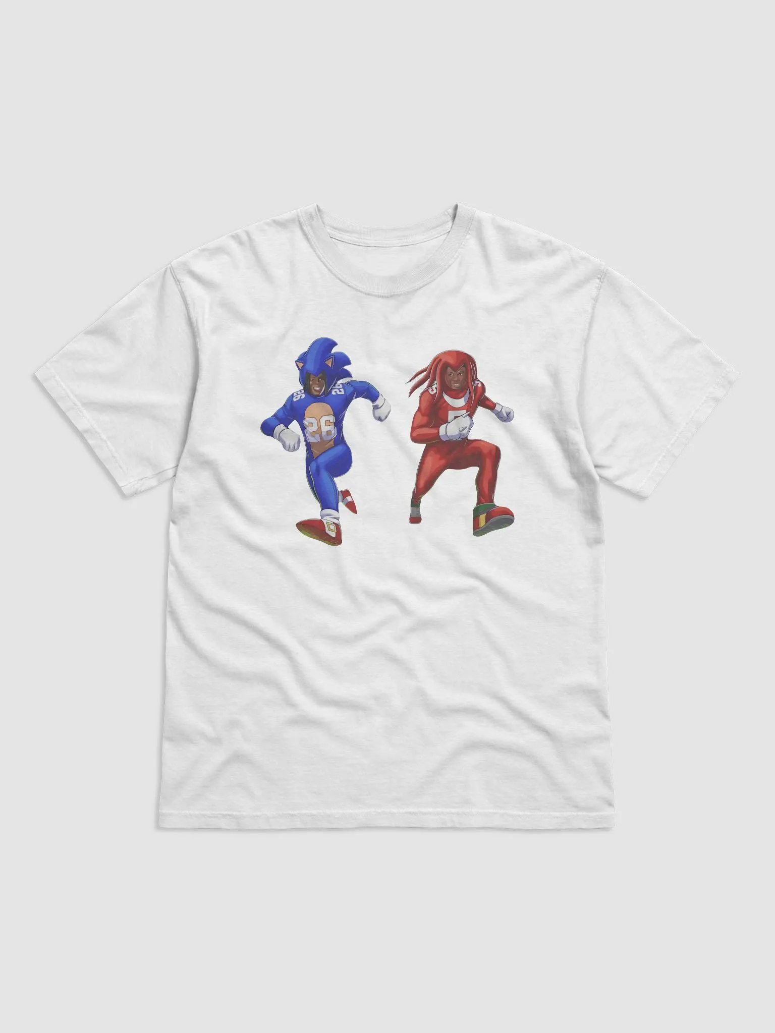 Sonic and Knuckles Detroit Lions Shirt product image (2)
