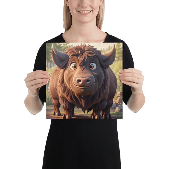 Endangered Species - Mexico - Bison Canvas Art product image (2)