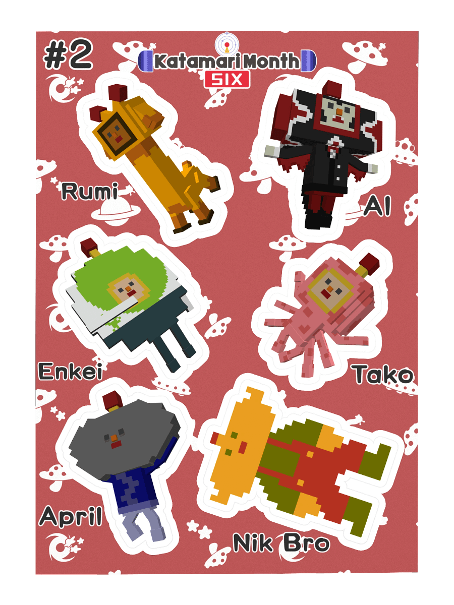 KDM6 OC Cousin Sticker Sheet #2 product image (3)