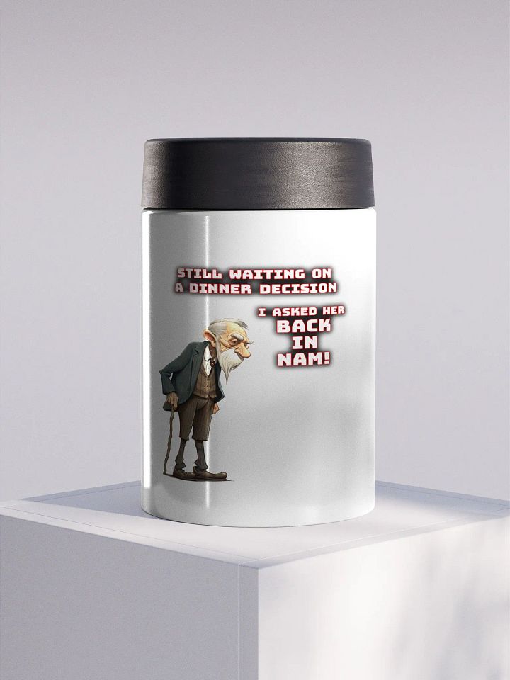 Whats For Dinner? Funny Stainless Steel Koozie product image (1)