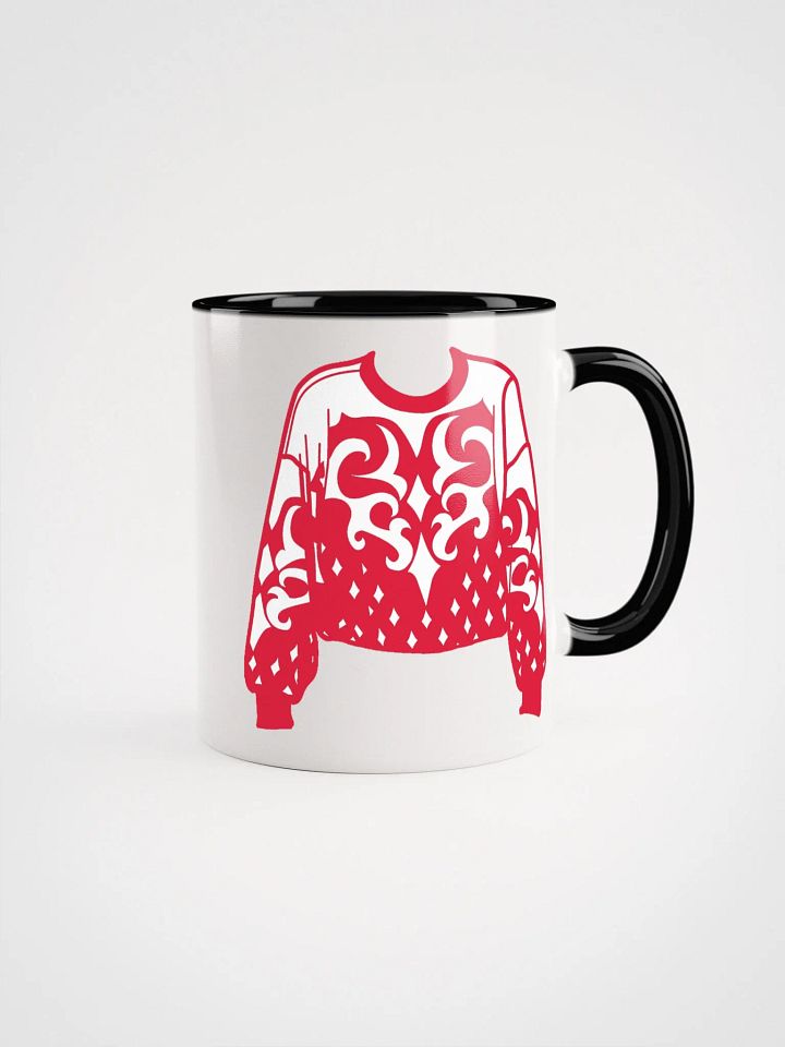 Slavik’s Fashion sweater black and red product image (1)
