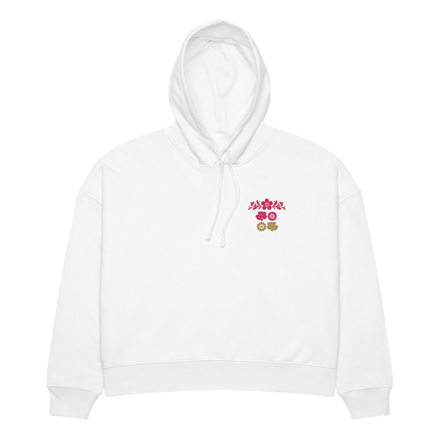 Floral Harmony Organic Women's Embroidered Hoodie product image (3)