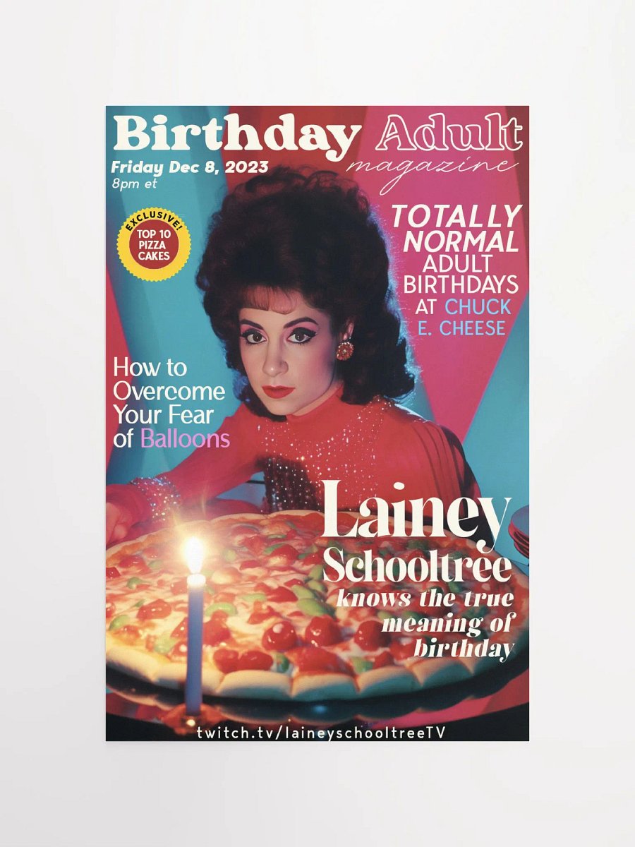 Birthday Adult Cover Print (Limited Edition) product image (4)