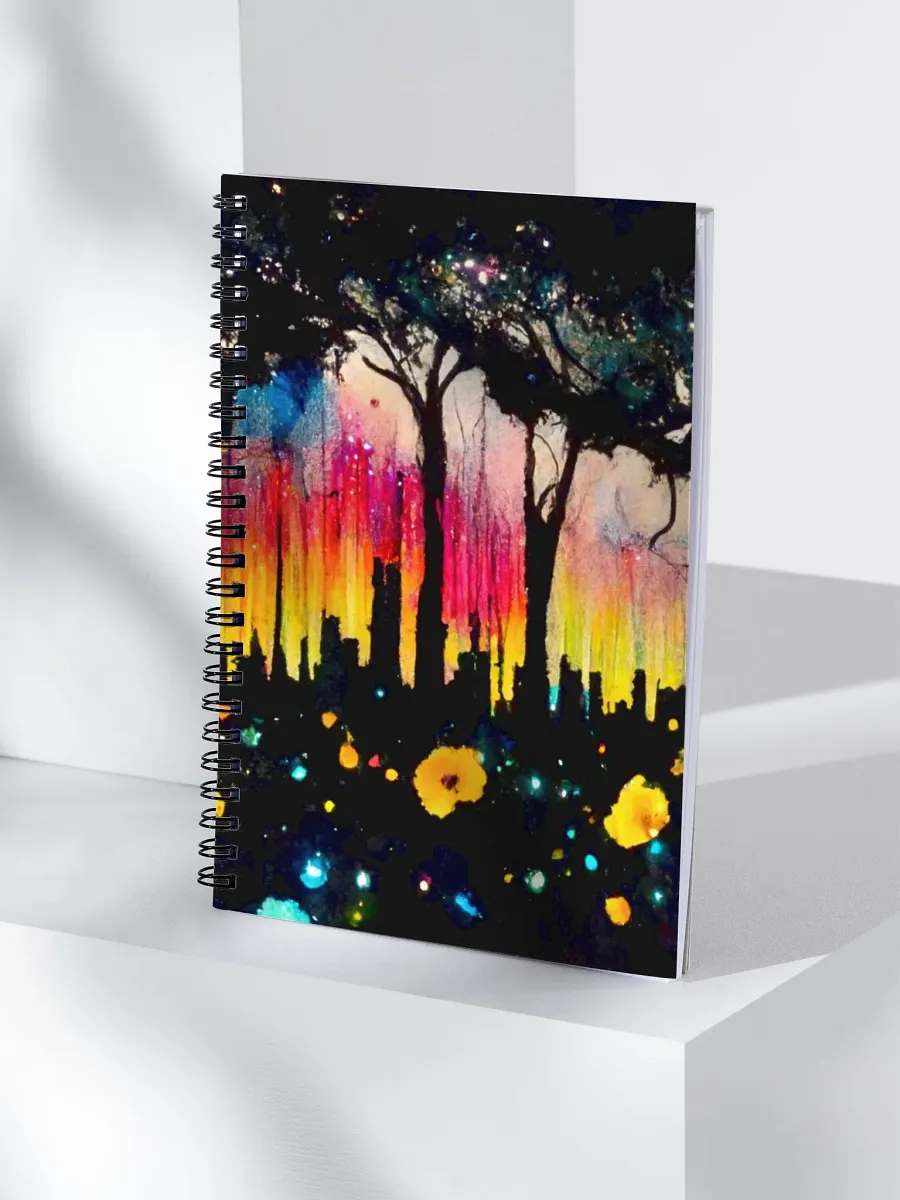Sunset Cityscape Spiral Notebook product image (4)