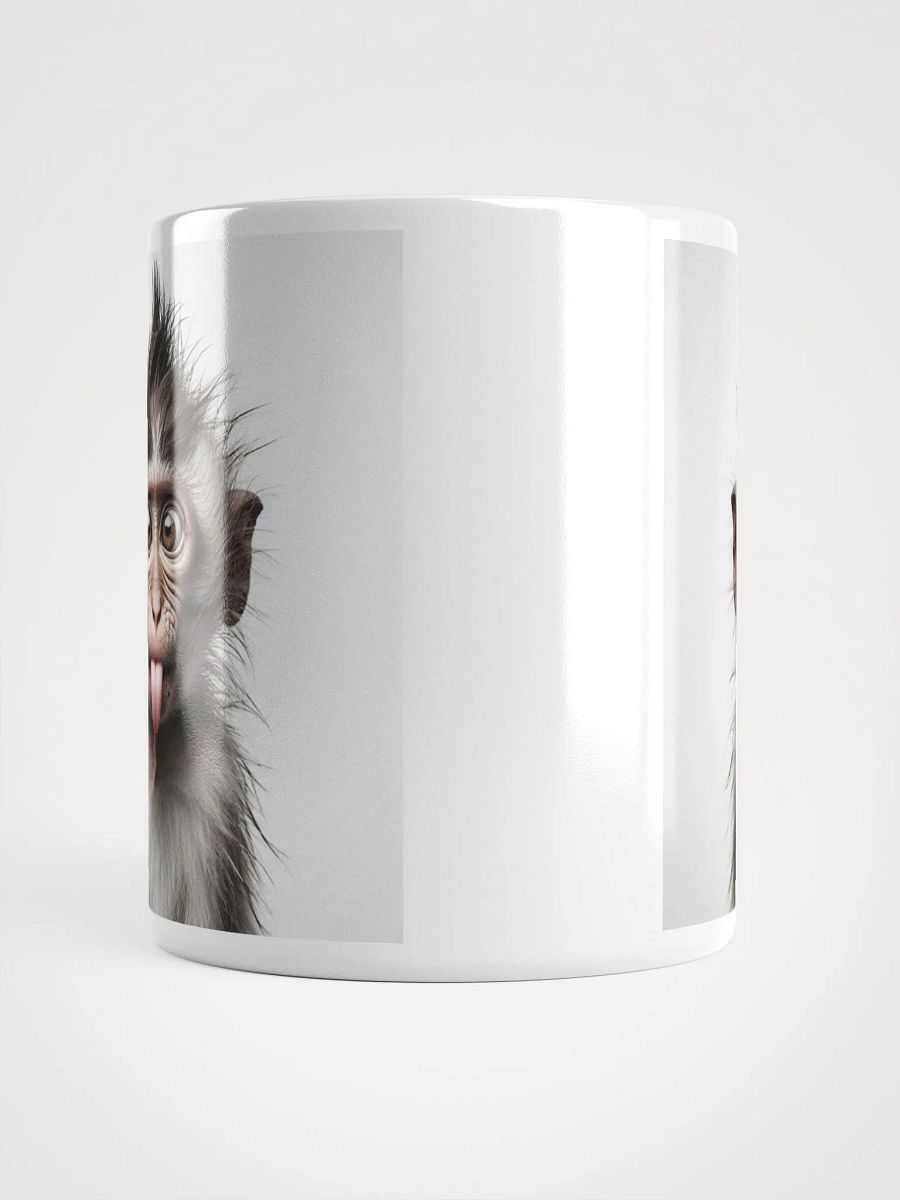 Rude Monkey #Humorous Mug - White product image (5)