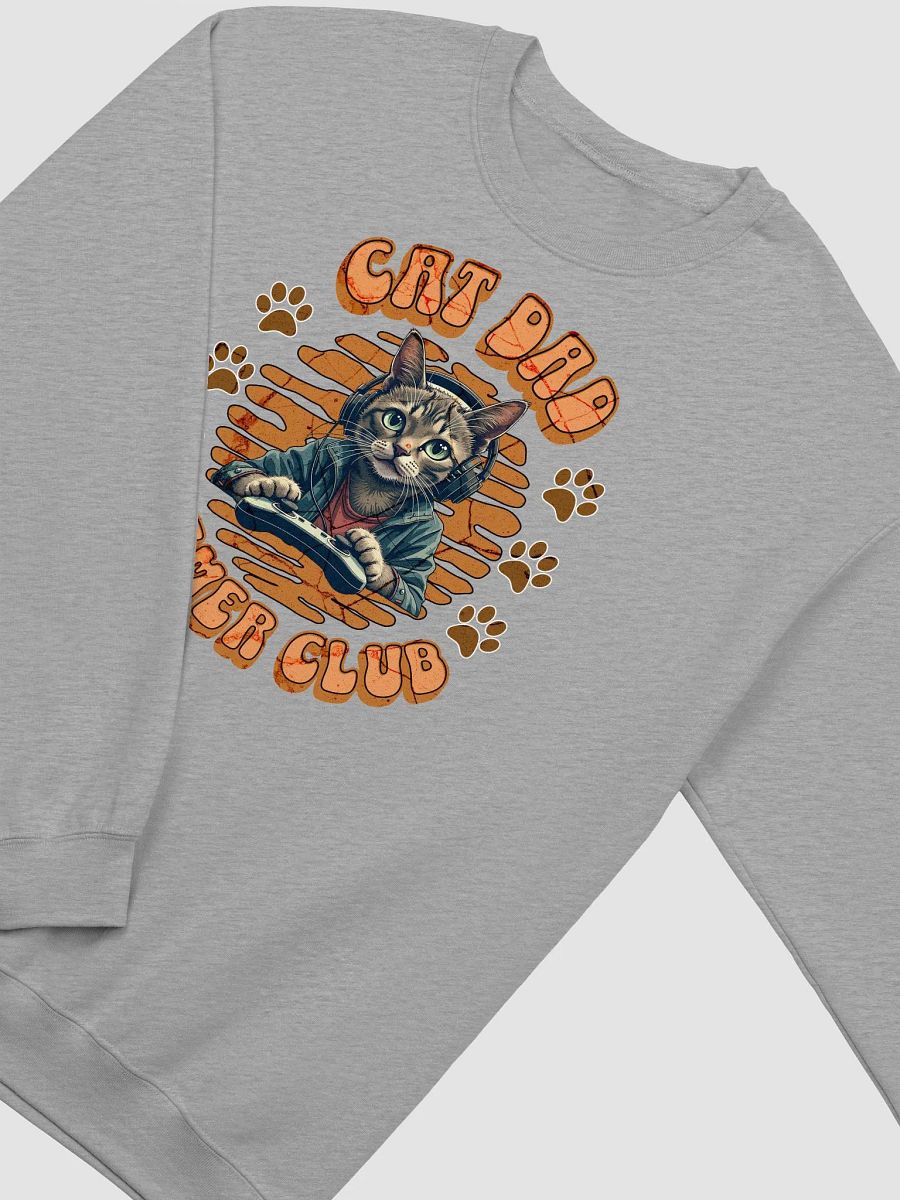 Cat Dad Gamer Club Sweatshirt product image (22)