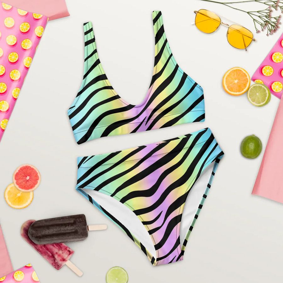 Pink Zebra Bikini product image (9)