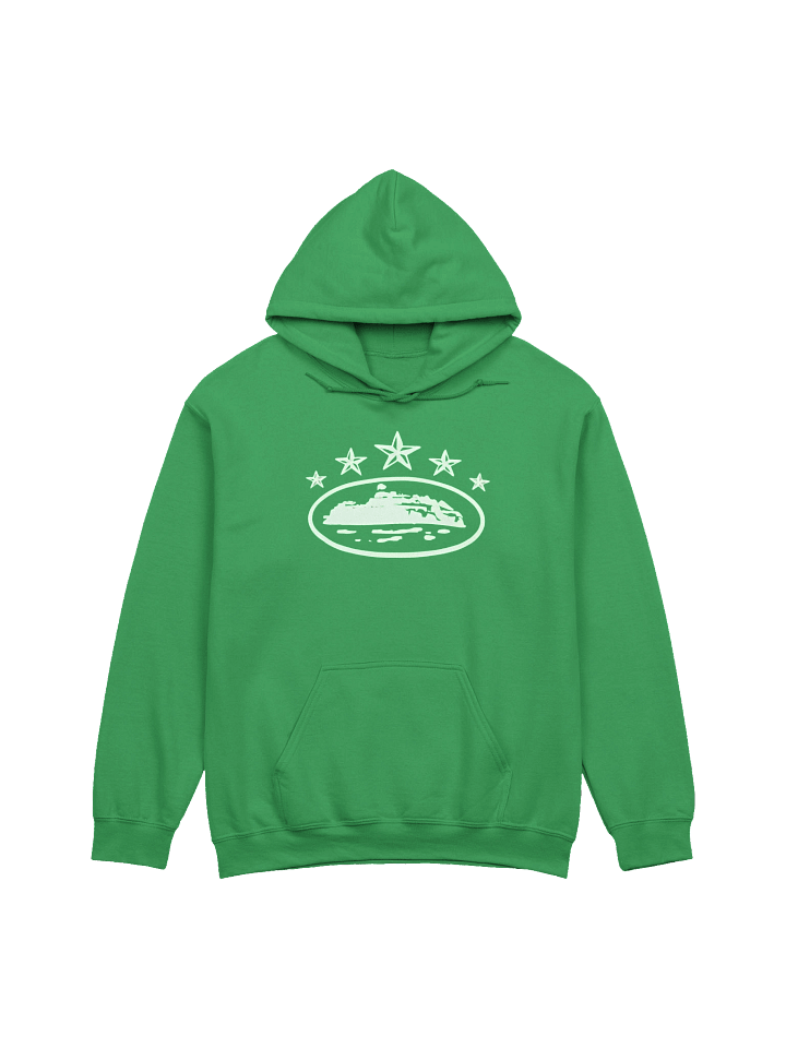 Corteiz 5 Starz Alcatraz Hoodie Green product image (1)