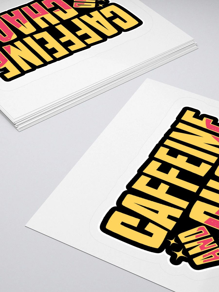Coffee & Chaos Sticker – A Must-Have for Coffee Lovers product image (12)