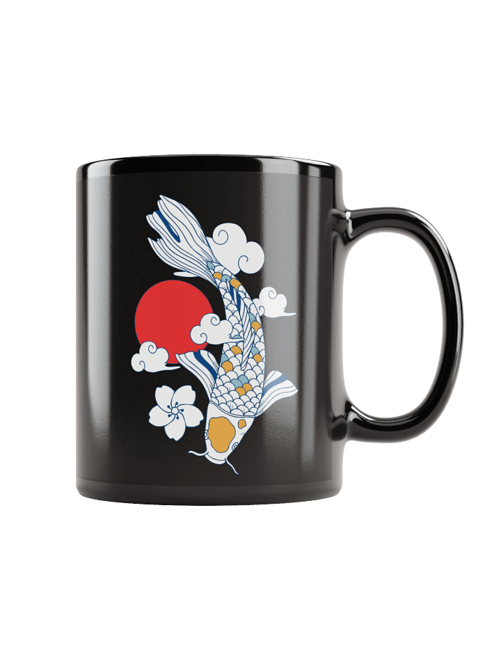 Koi Fish Black Mug product image (1)