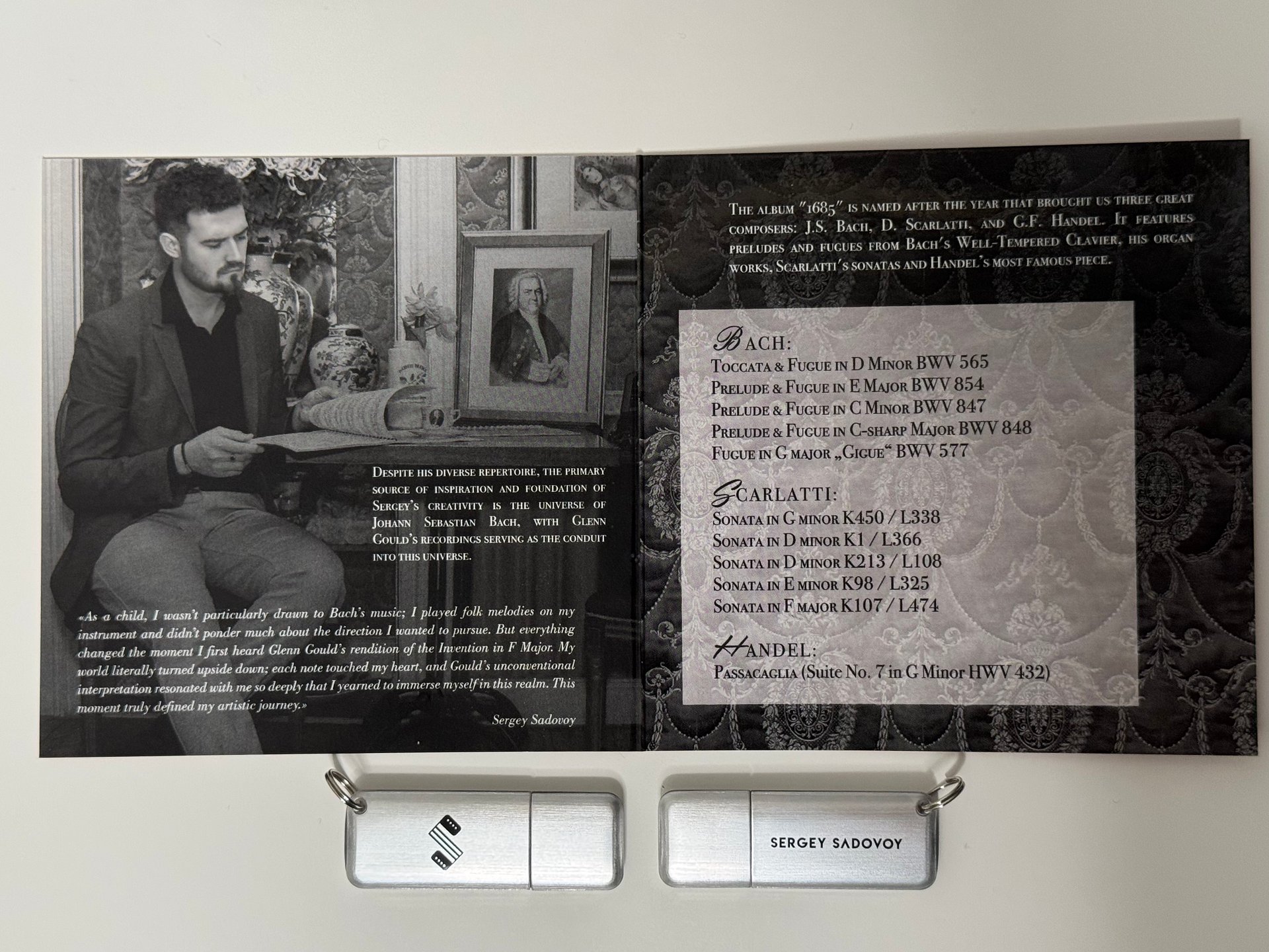 Classical music album "1685" (USB stick) product image (4)