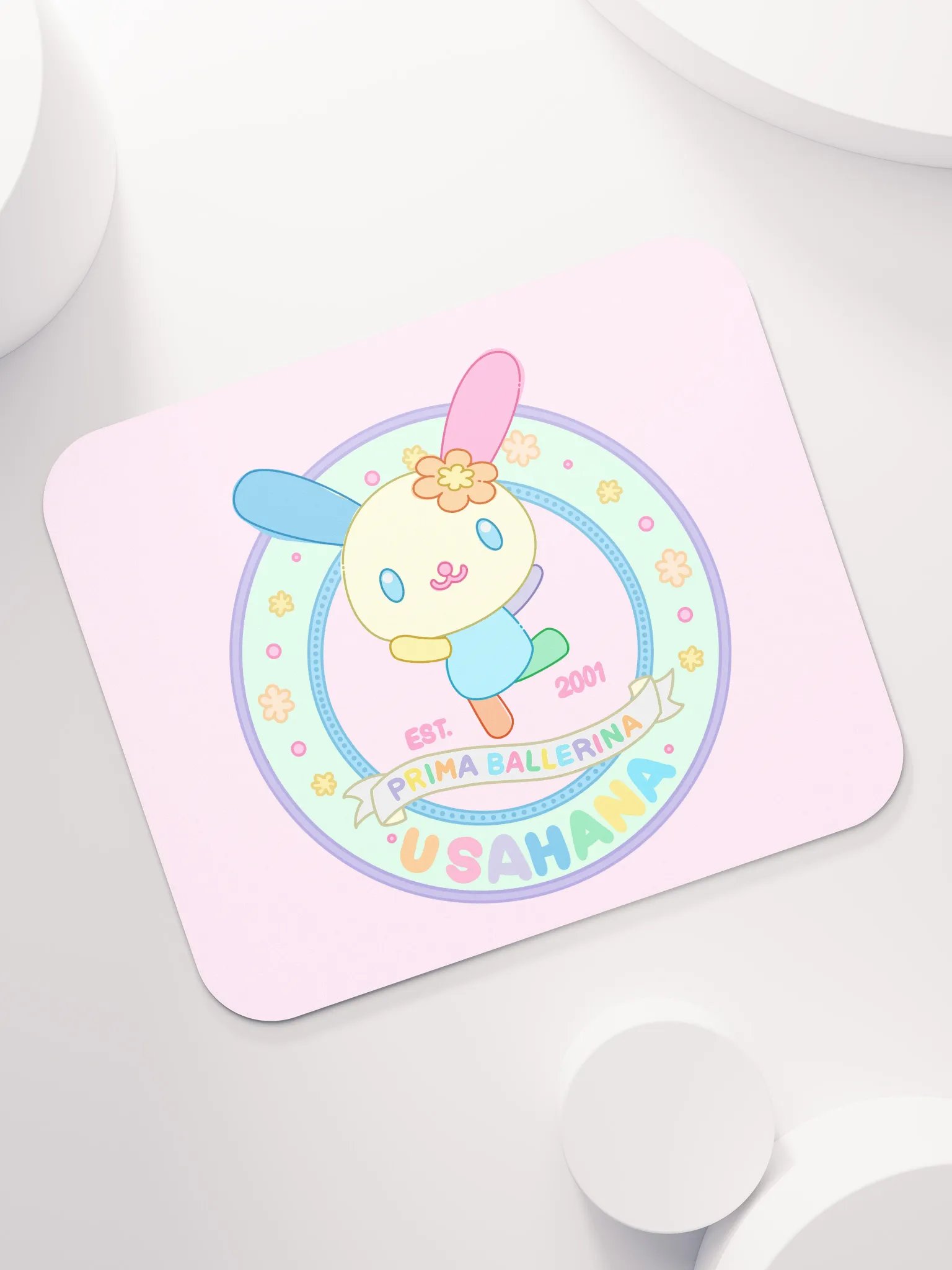 Rainbow Bunny Mouse Pad product image (7)