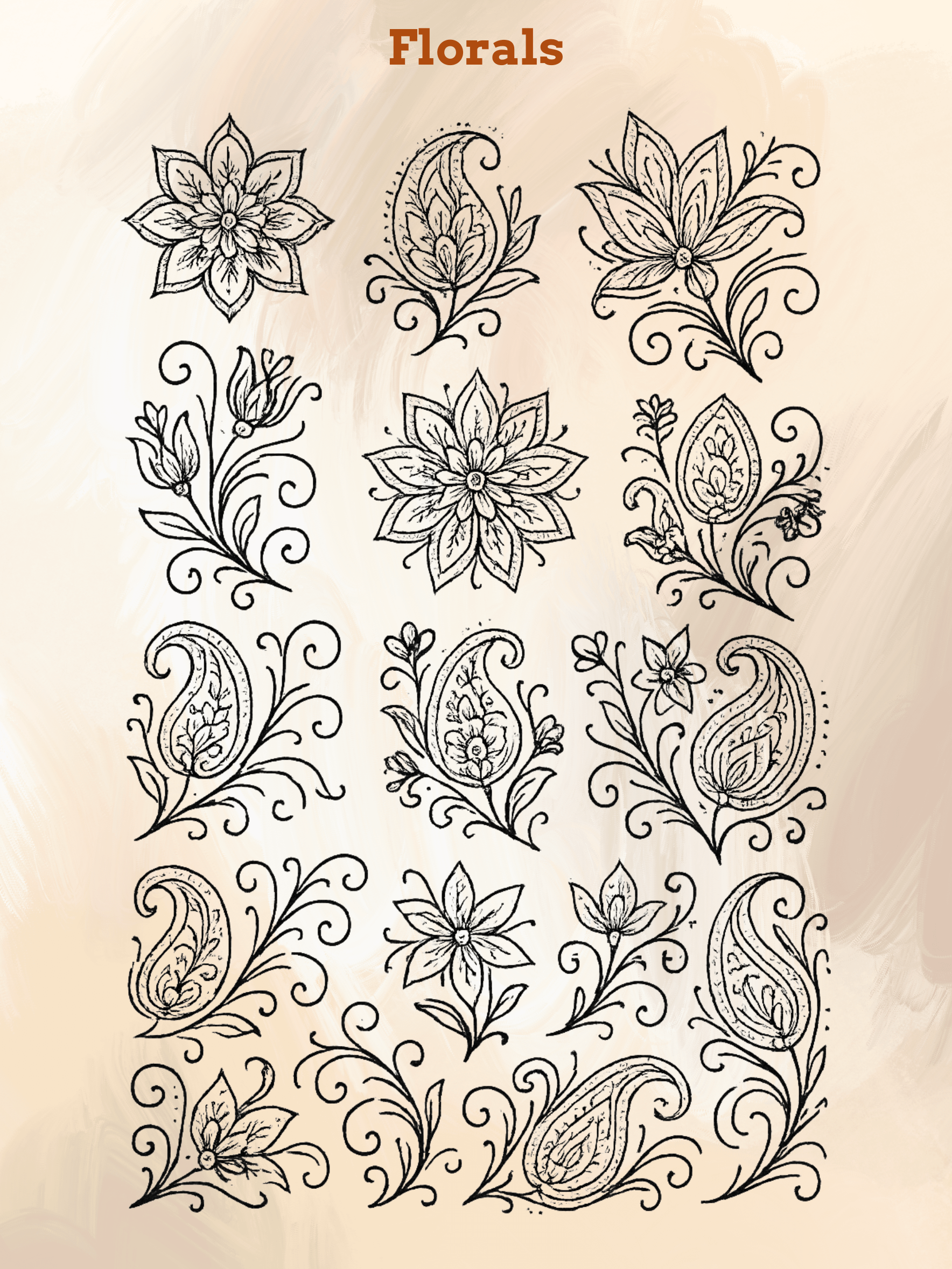 Boho Art Elements Bundle | Bohemian Clipart Set Neutral Abstract Shapes, Lines Motifs, Digital Design Graphics for DIY, Logos & Wall Art product image (6)