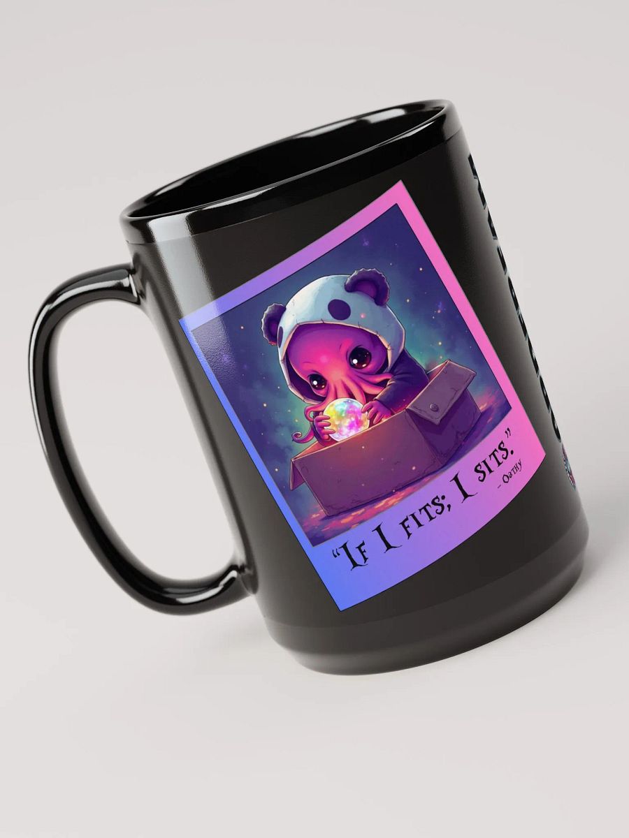 If I Fits; I Sits! Black Mug product image (3)