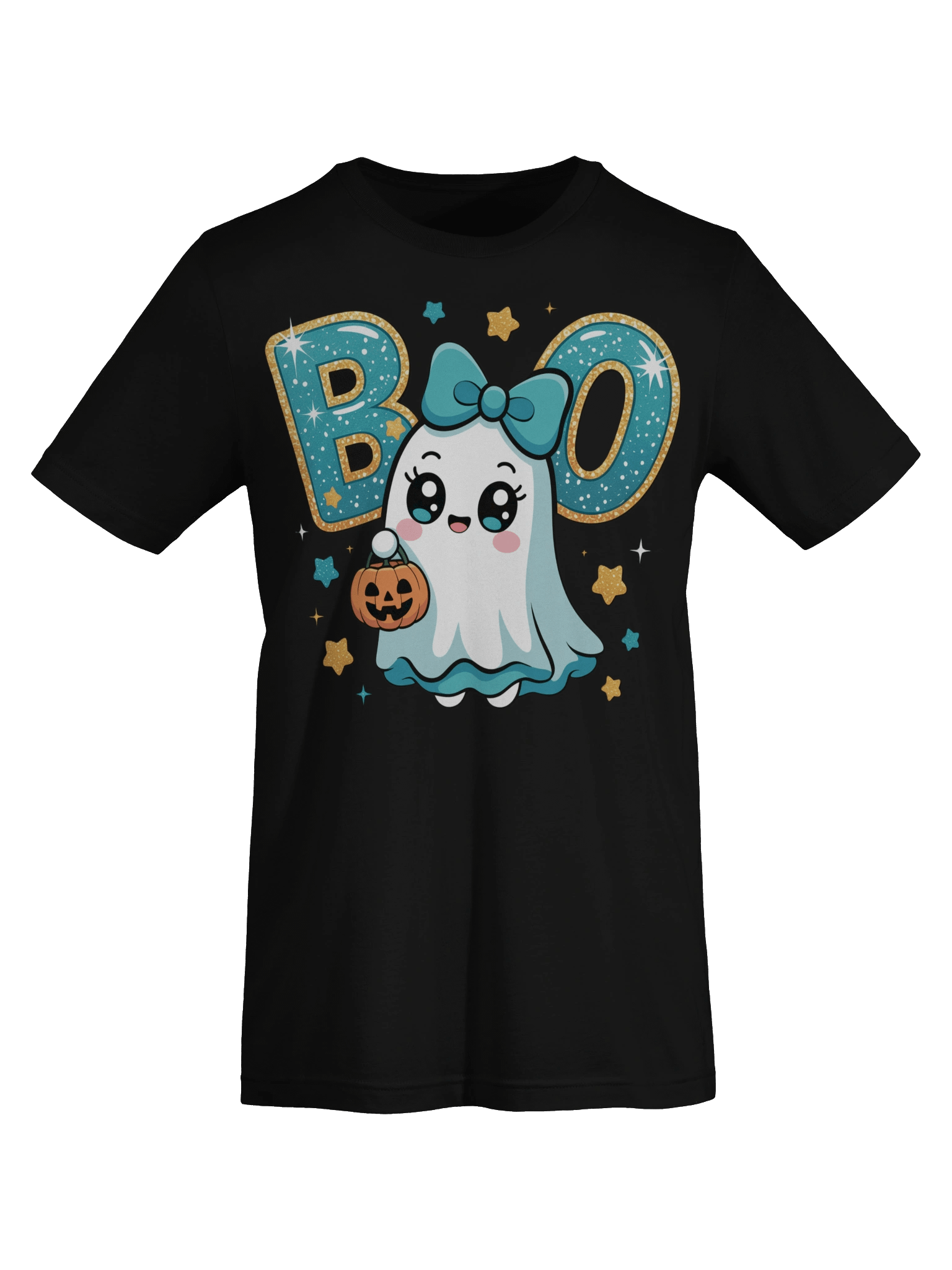 Turquoise Ghost Boo T-Shirt product image (7)