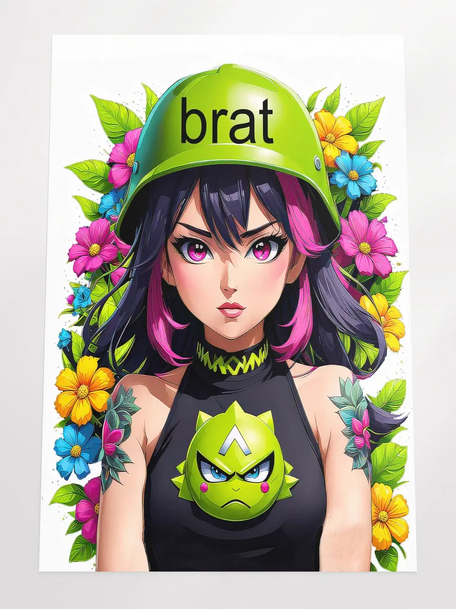 Brat Girl - Poster - White Background - Large 24x36 Inches product image (4)