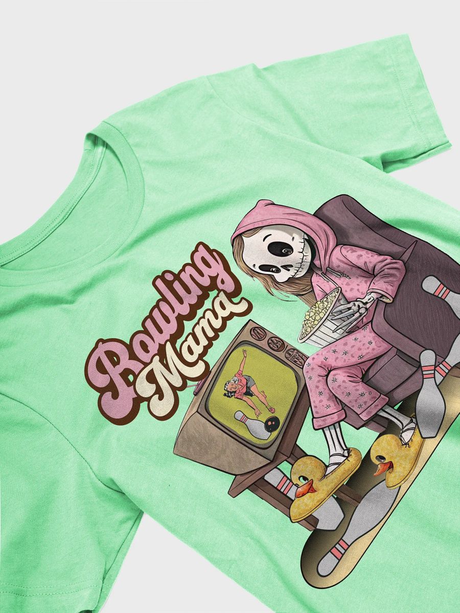 TV Bowling Mama Bowling Whimsical Skeleton T-Shirt product image (47)