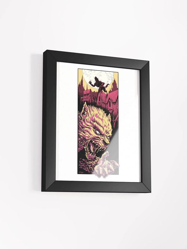 Wolfman Orange Framed Print product image (13)
