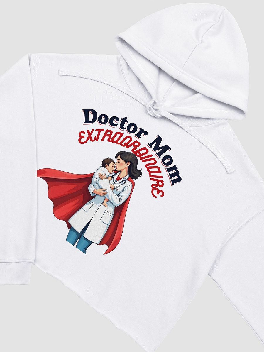 Superhero Doctor Mom Crop Hoodie product image (12)