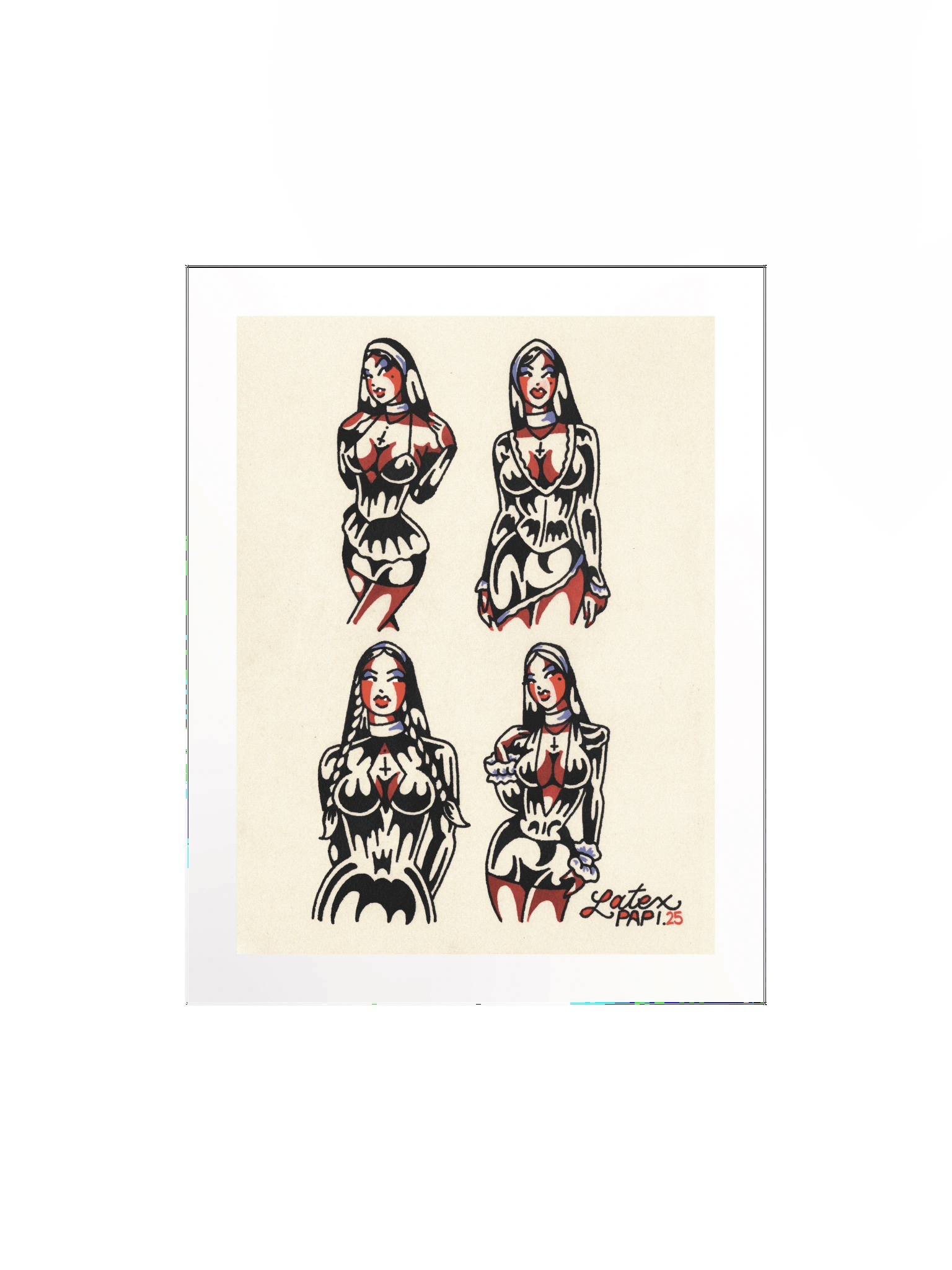 dark nuns 2025 11x14 print product image (1)