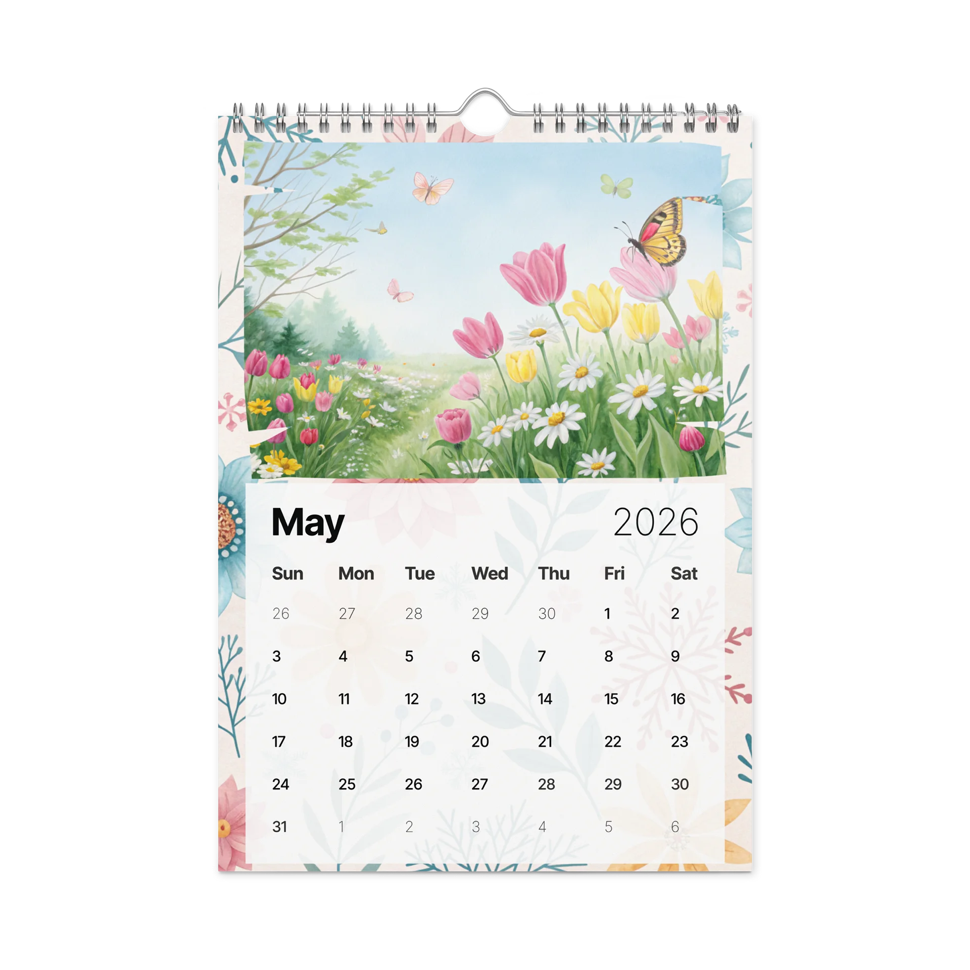 The Art of the Seasons – Watercolor Wall Calendar 2026 product image (10)