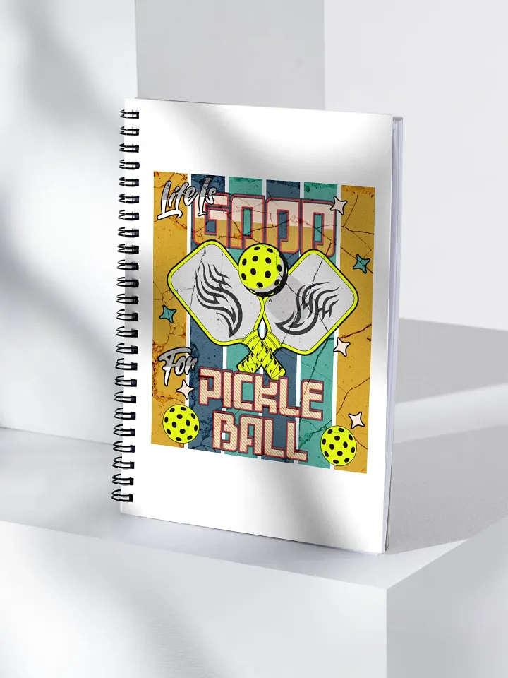 Life Is Good For Pickleball Vibrant Spiral Notebook product image (1)