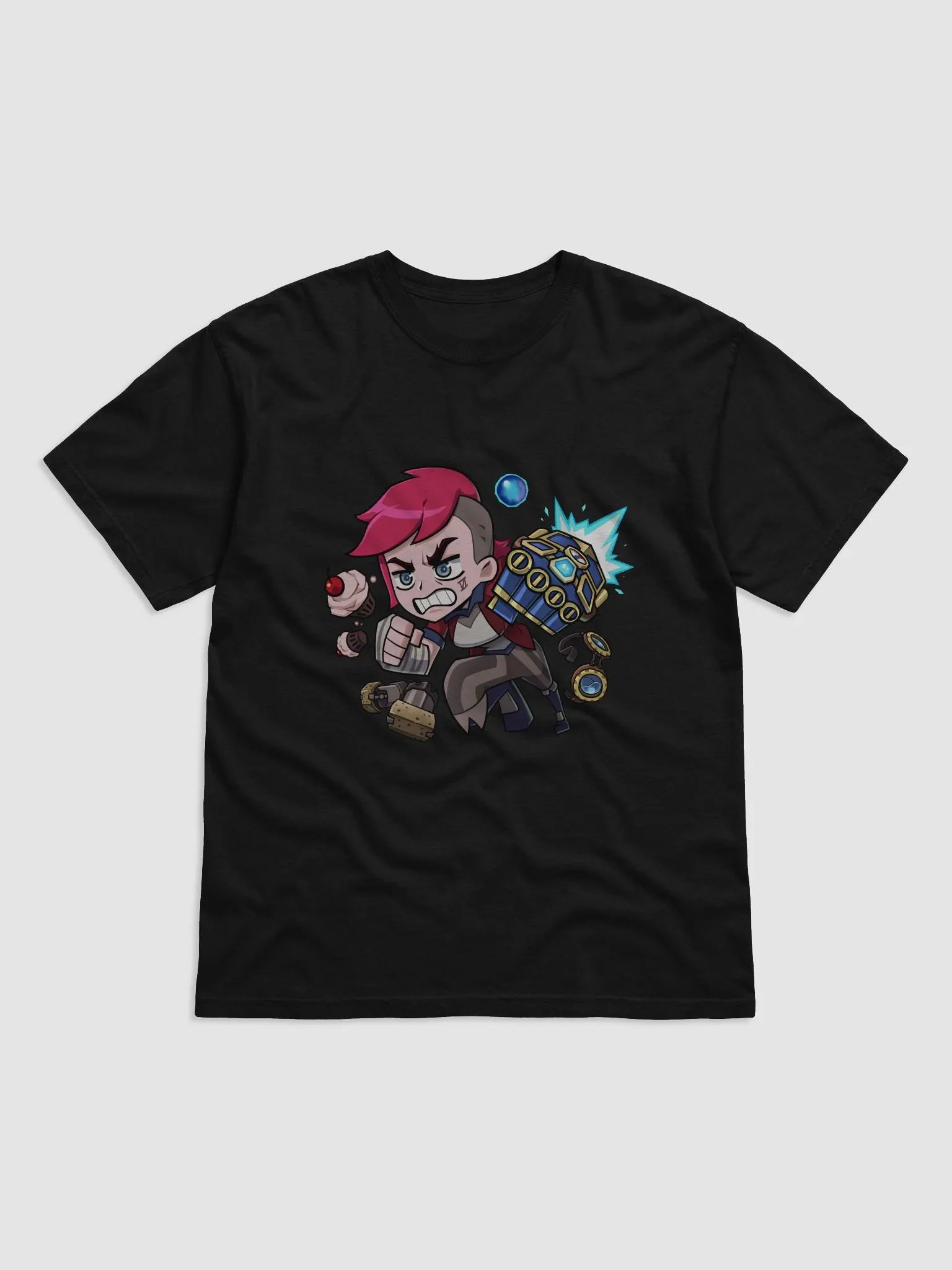 Crazy Pink Hair Girl T-Shirt product image (1)