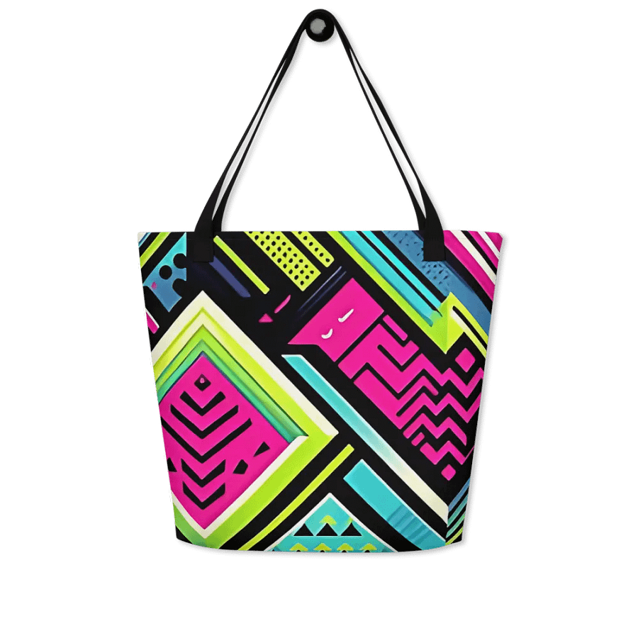 Neon Pop Art Tote Bag product image (5)