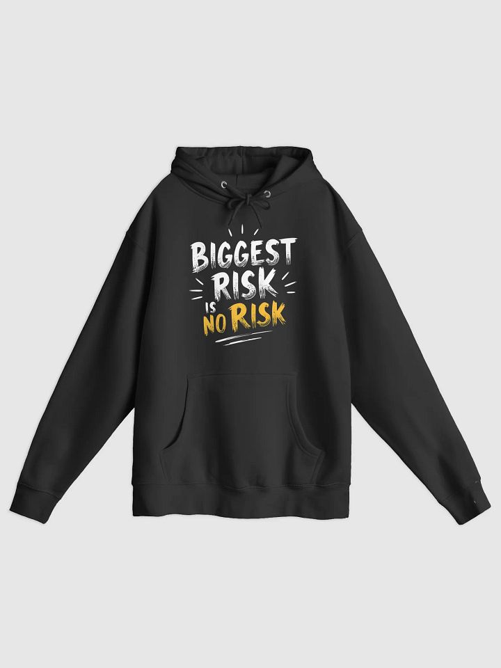 Biggest Risk Is No Risk   Hoodie – Ignite Your Inner Visionary Like Mark Zuckerberg and Transform Your Life Today! product image (1)