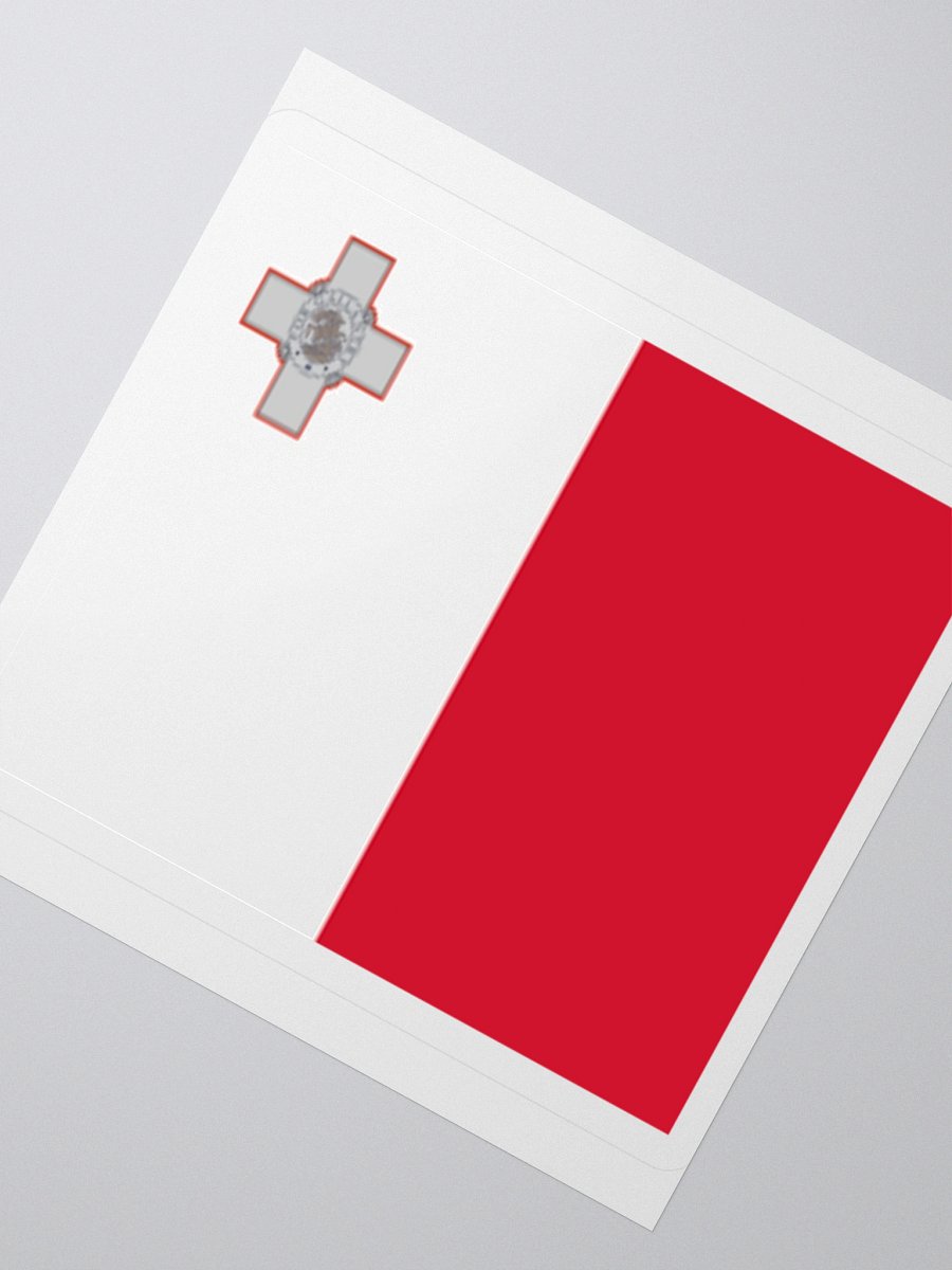 Malta National Flag Sticker - Exclusive Vinyl Design, Multiple Sizes product image (5)