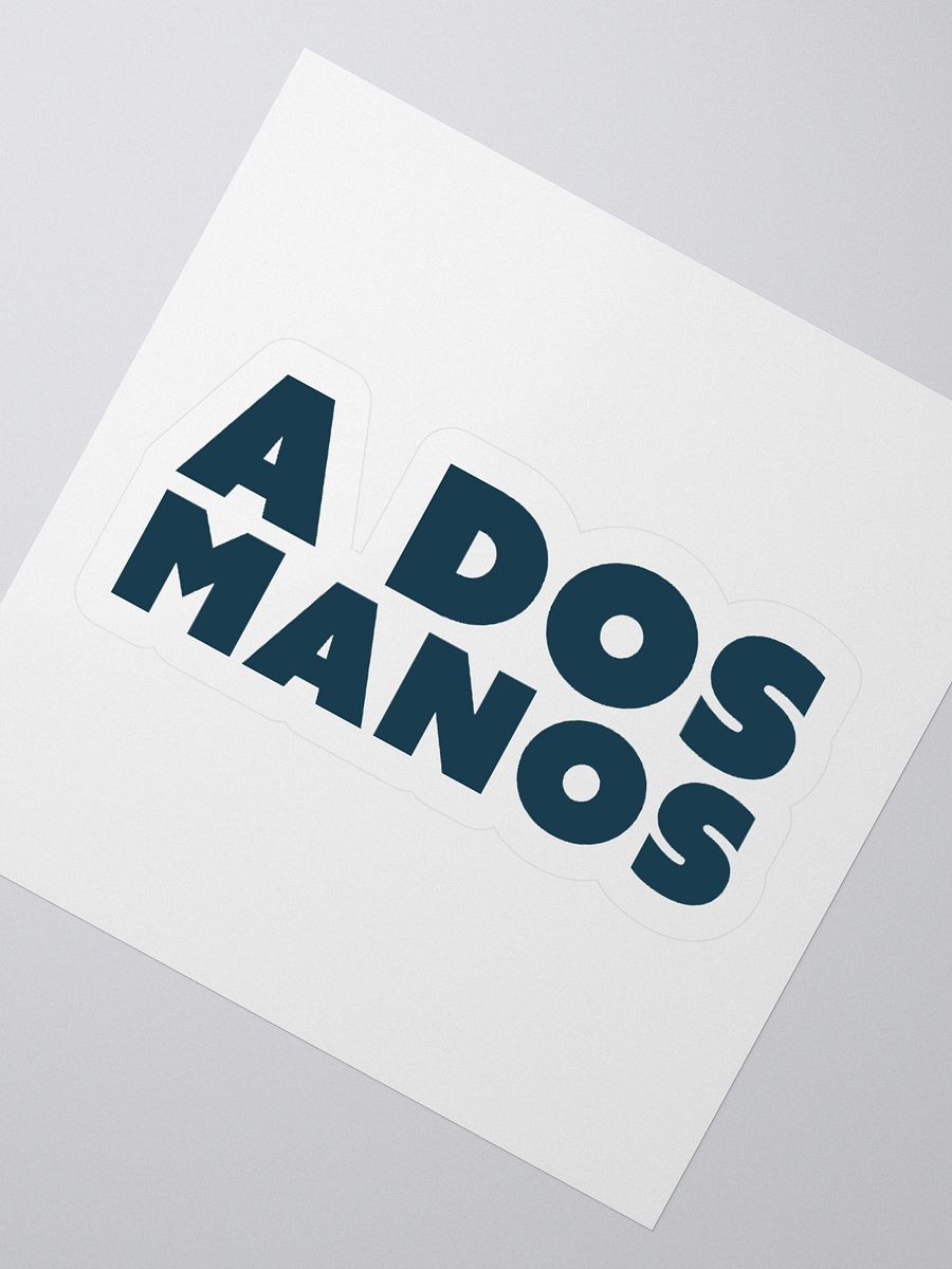 A dos manos sticker product image (2)