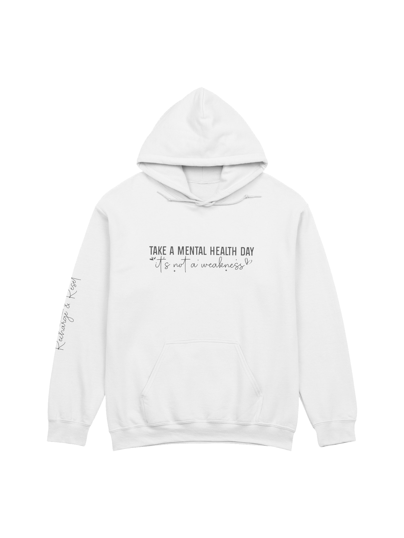 Take a Mental Health Day – Redefining Strength Through Self-Care Mental Health Awareness Hoodie product image (1)