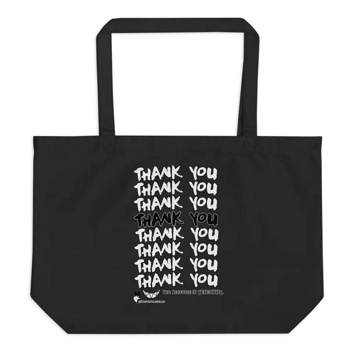 Thank You For Shopping at [REDACTED] Tote Bag (Large) product image (1)