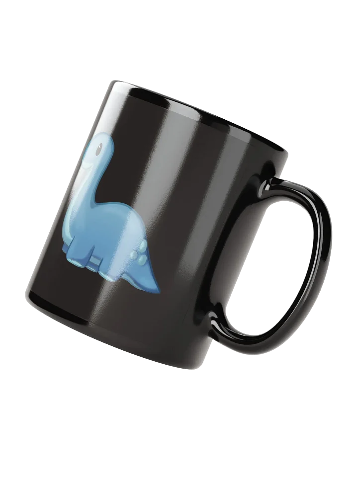 Brontosaurus Plushie Mug (black) product image (2)