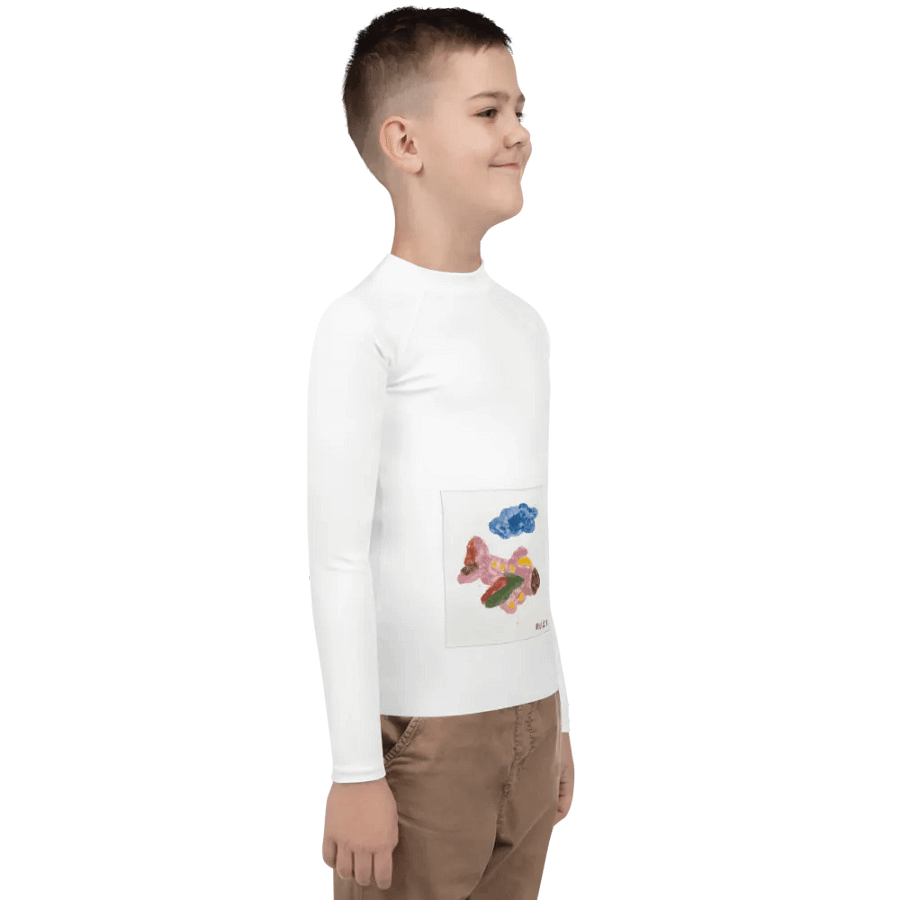 Kid Airplane (All-Over Print Youth Rash Guard) product image (4)