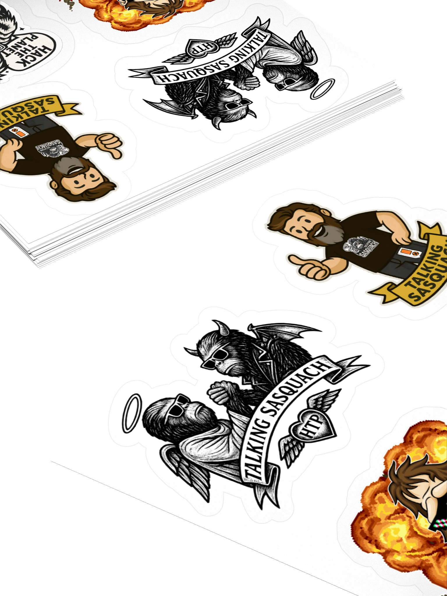 Talking Sasquach Sticker Sheets! product image (4)