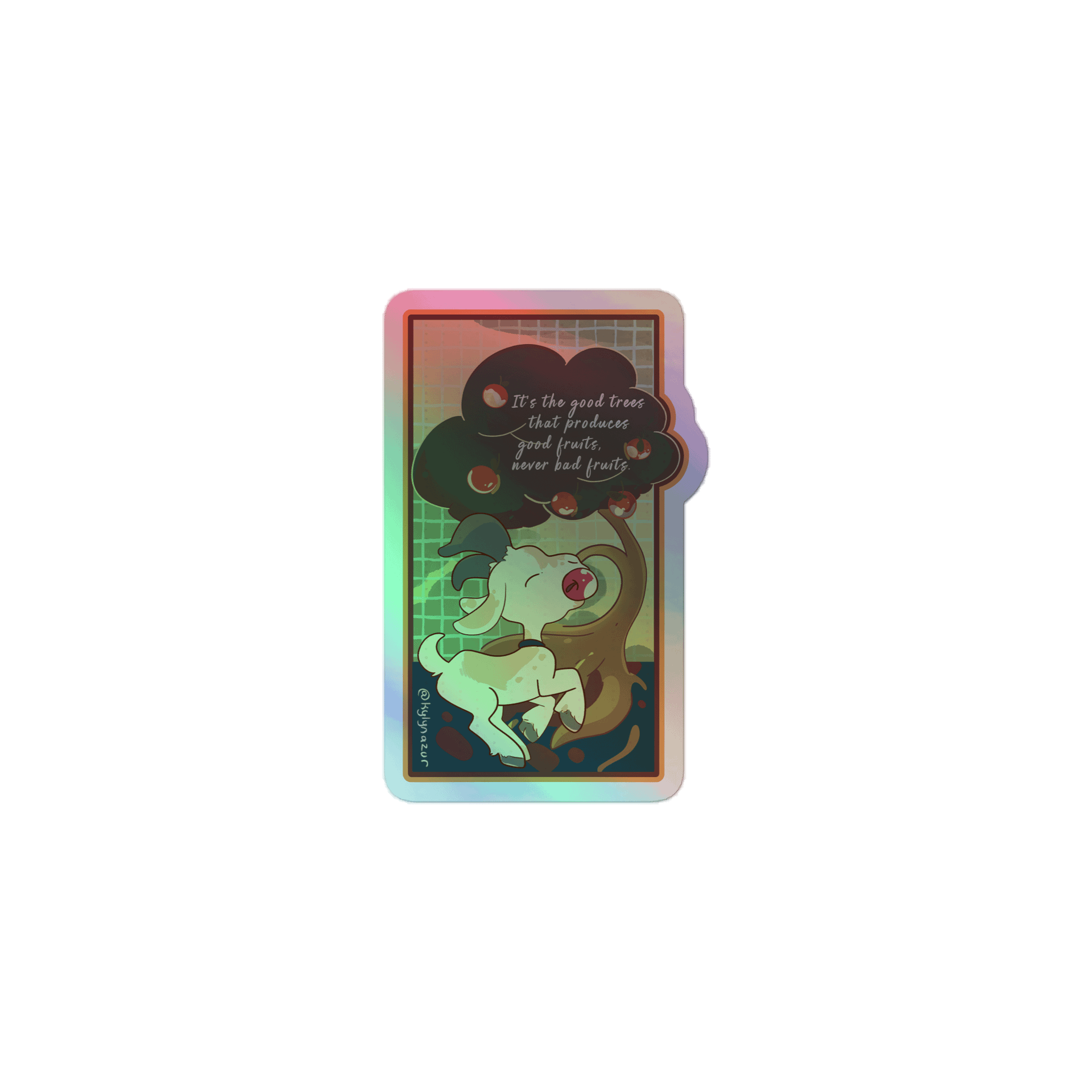 Holographic Goat Sticker product image (1)