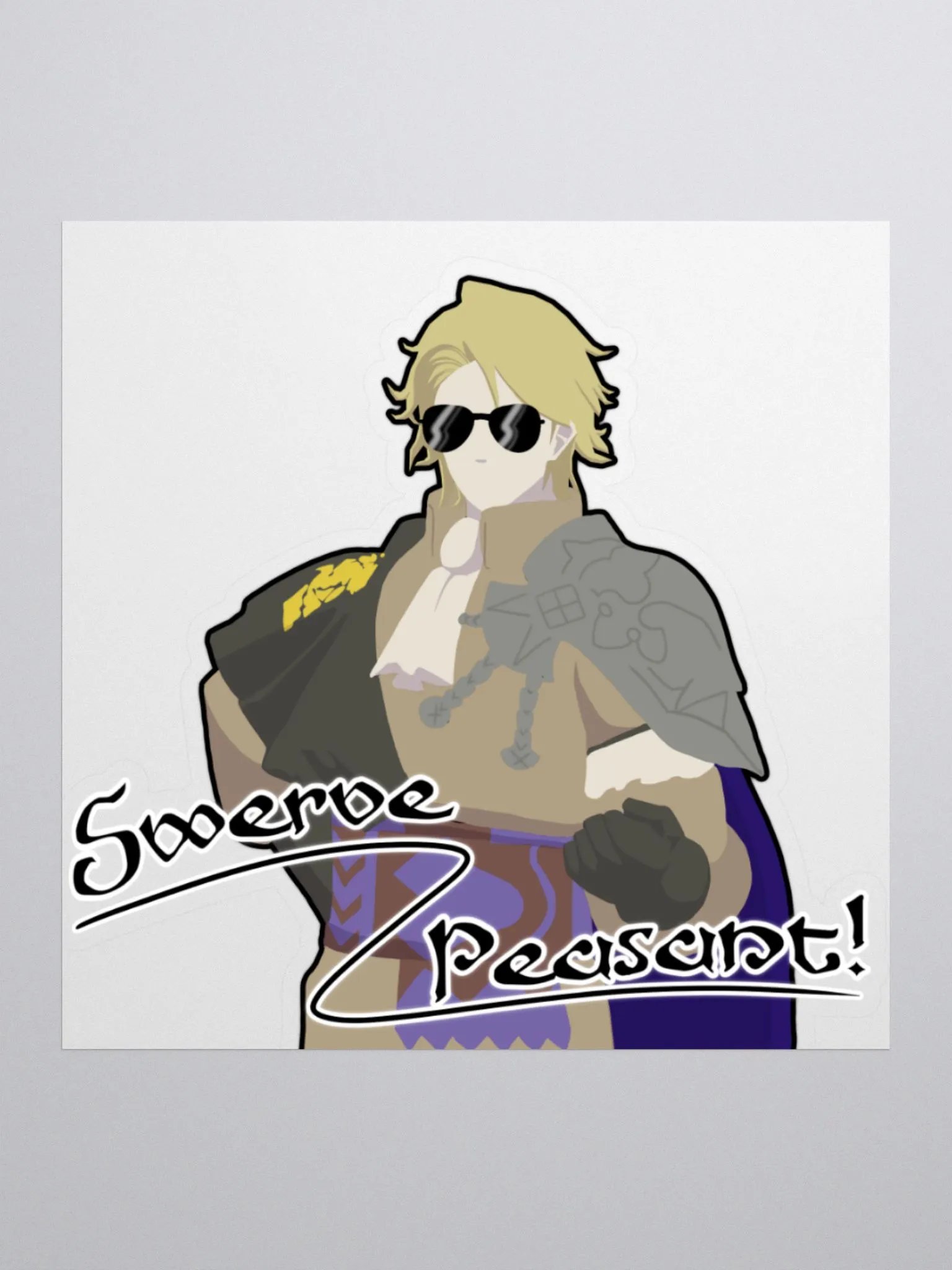 Swerve Peasant Sticker product image (1)