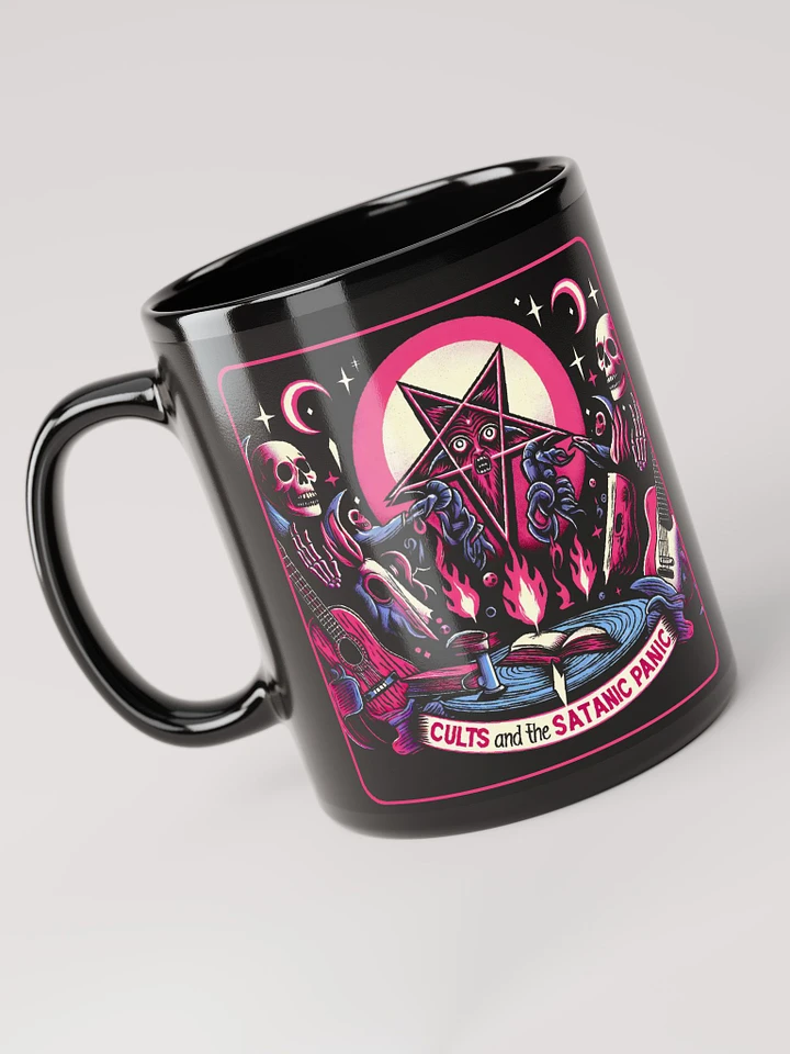 Cults and The Satanic Panic Pink Alter Coffee Mug - Black product image (1)