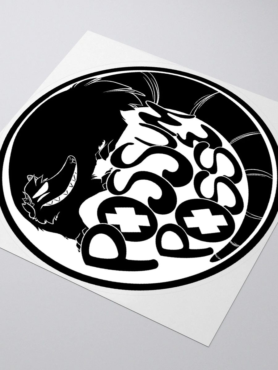 Possum Posse Stcker BLK product image (8)