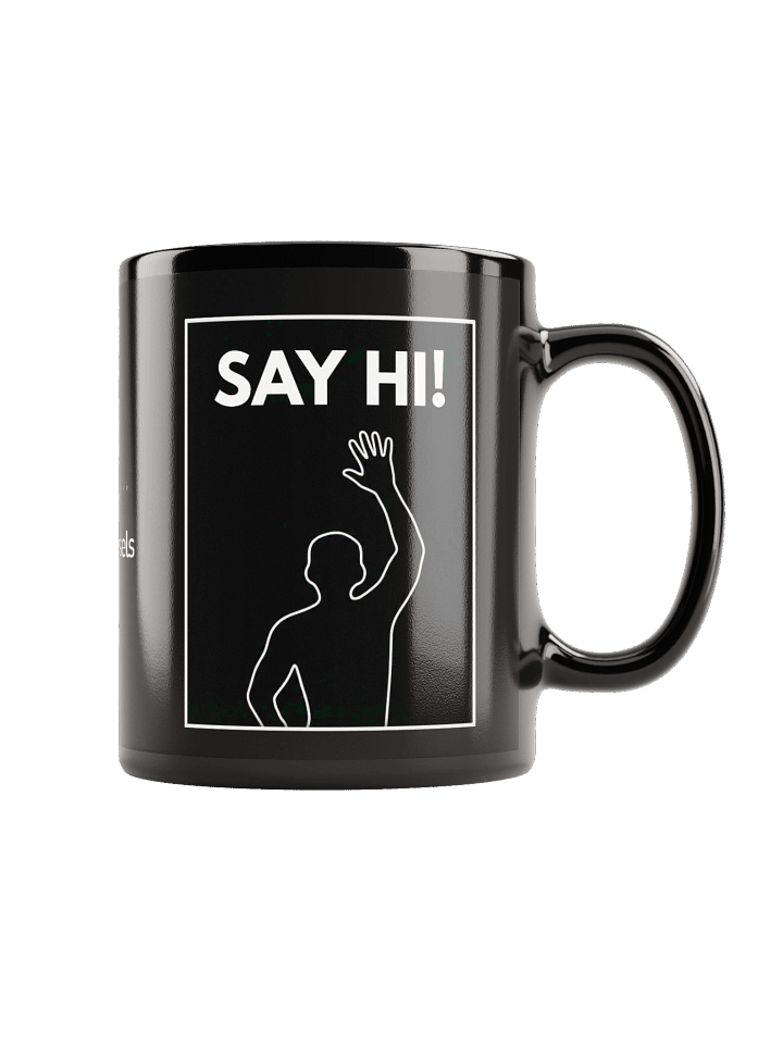 VIRAL Silhouette "Say Hi!" Mug | Iconic Immersive Interactive Dance Workout Glossy Ceramic Coffee Cup product image (1)
