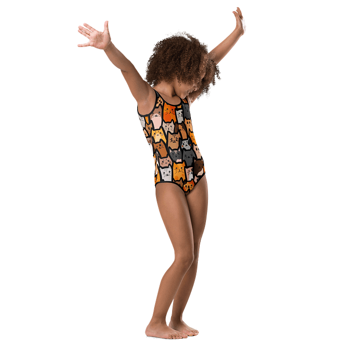 "Cats" Kid's One Piece Swimsuit product image (1)