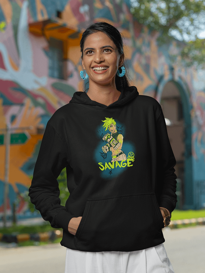 Savage Rebellion Graphic Hoodie product image (2)