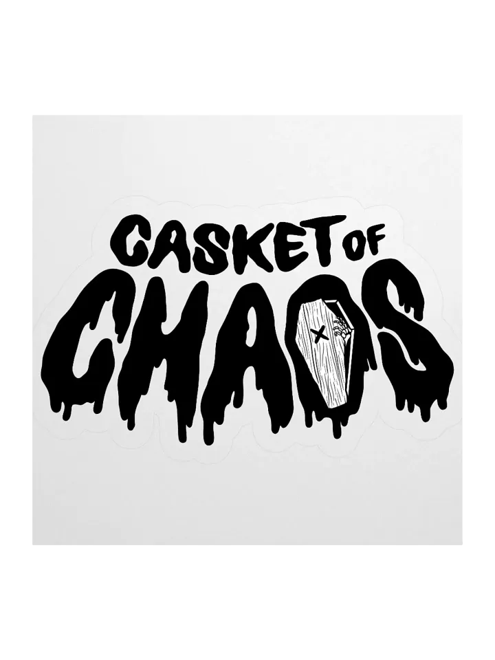 Casket of Chaos (Black) Kiss Cut Stickers product image (1)