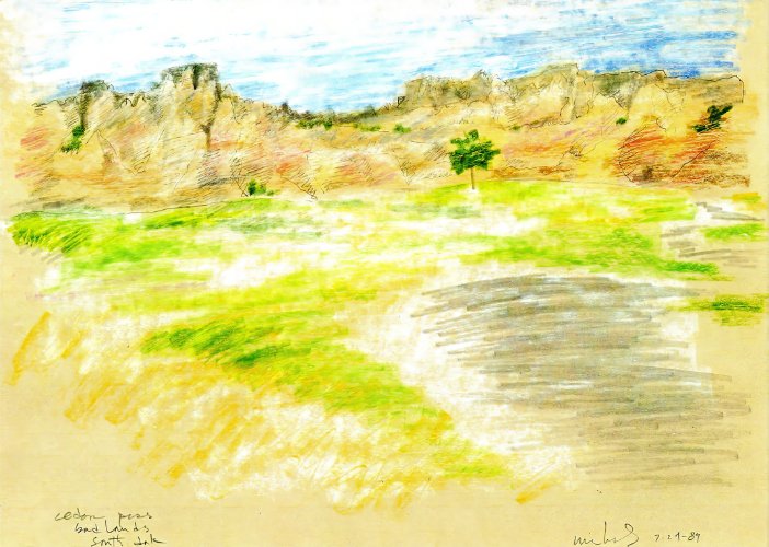 Cedar Pass Badlands, SD 07.27.89 print product image (1)