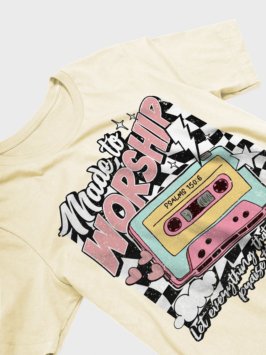 Psalms 150:6 Retro Cassette Tape T-Shirt product image (3)