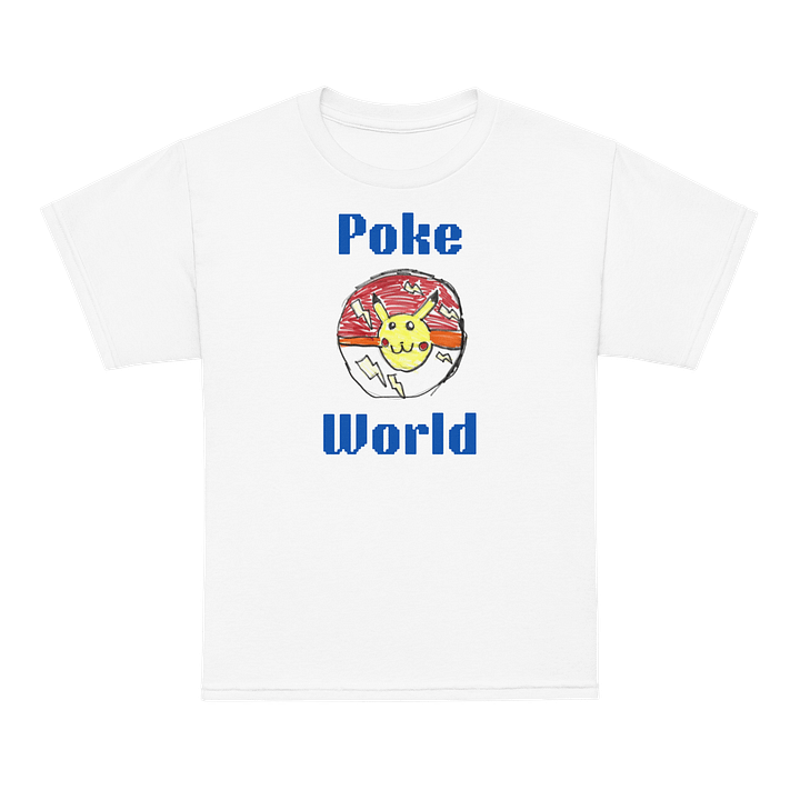 Poke World T-shirt (Youth Size) product image (1)