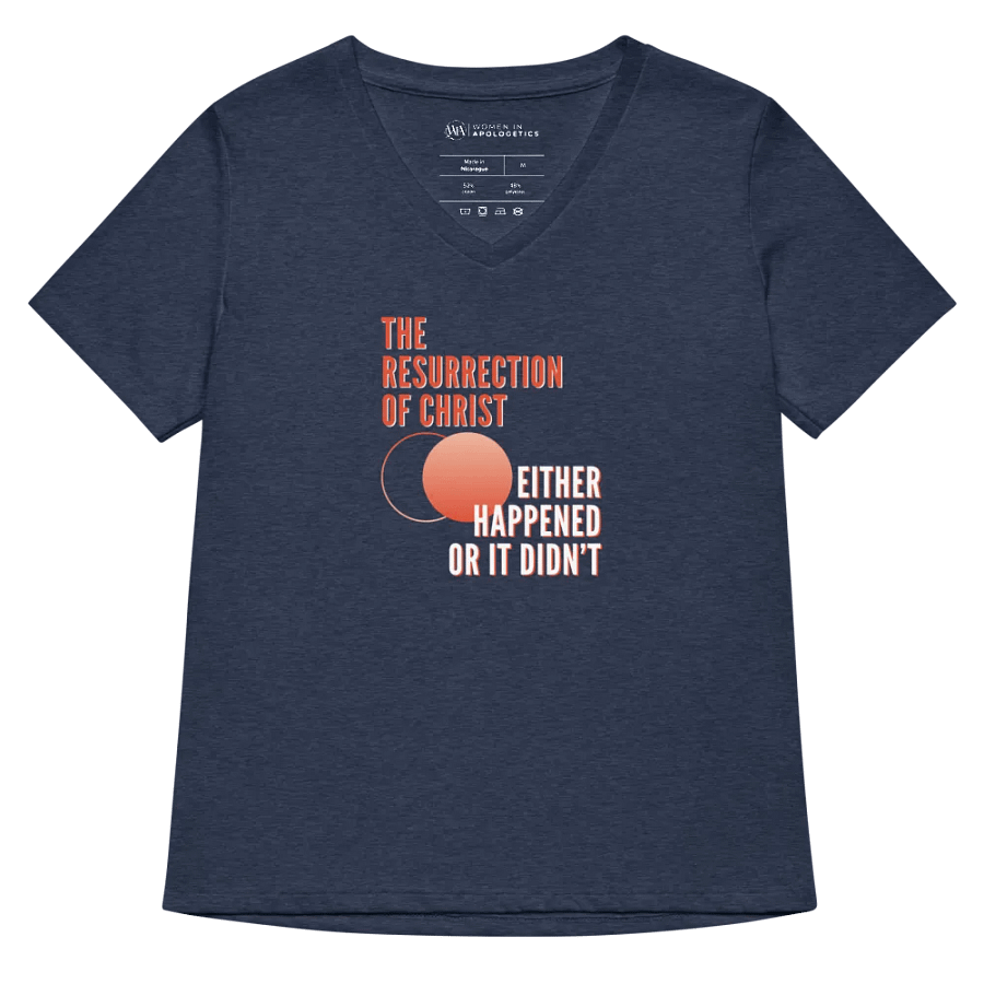 The Resurrection Objective Truth Claim V-Neck Women’s T-Shirt product image (20)