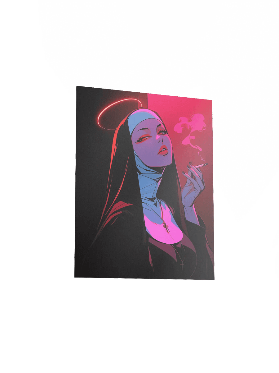 Neon Serenity Matte Poster product image (18)