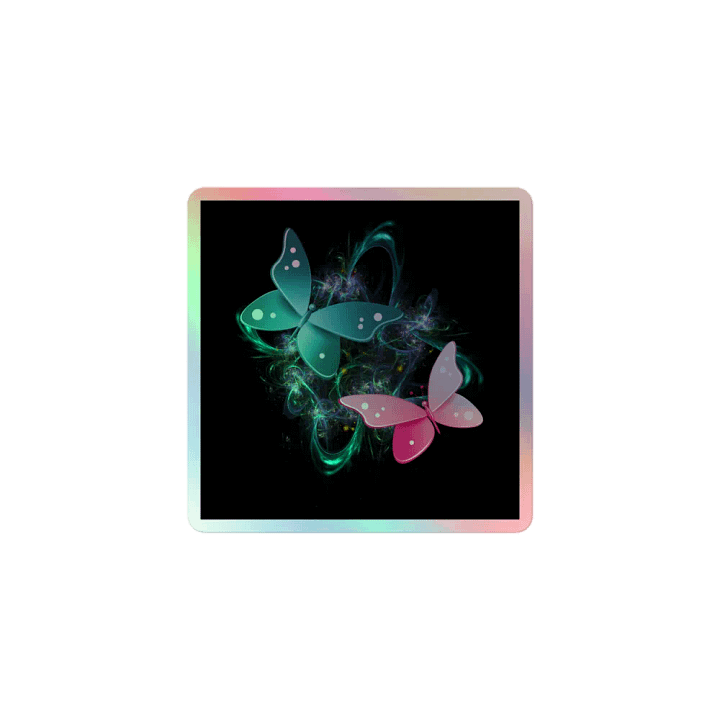 Enchanting Butterfly Holographic Sticker Set product image (1)